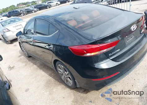 2017 Hyundai Elantra Limited z USA, uszkodzony, nr VIN 5NPD84LFXHH115592